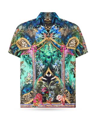 Animal Alchemy Relaxed Fit Short Sleeve Camp Shirt