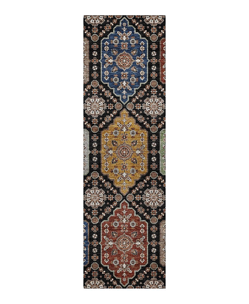 Dalyn Rug Company Silk Road Sr7 Runner Area Rug, 2'3x7'6 In Black