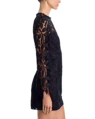 Ido Long Sleeve Lace Mini Dress - Exclusive