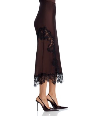 Lace Inset Top & Lace Inset Skirt