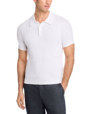 Textured Stitch Polo Shirt
