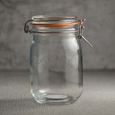 Round Clip Top Jars, Set of 4