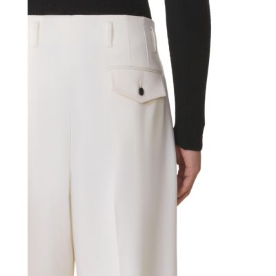 Wide Leg Wool Pants