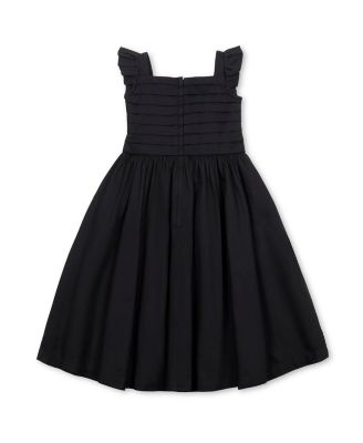 Girls' Organic Pleated Bodice Sateen Party Dress - Little Kid, Big Kid