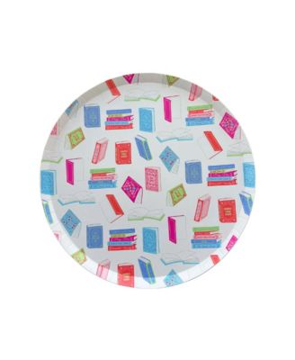 Book Club Paper Dessert Plates, Set of 8