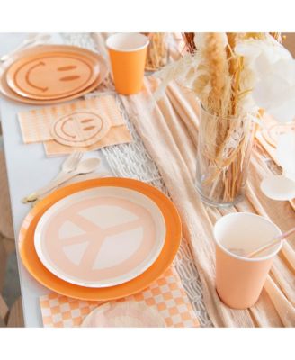 Solid Shade Colors Paper Party Cups, Set of 8