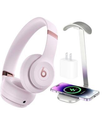  Solo 4 True Wireless On-Ear Headphones + Power Adapter & Headphone Stand/Charging Pad