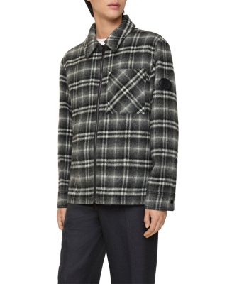 Oran Check Wool Overshirt