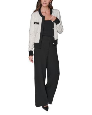 Contrast Trim Cardigan