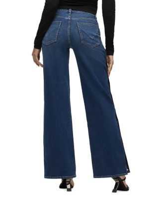 Rosie High Rise Wide Leg Jeans in Deep Ray
