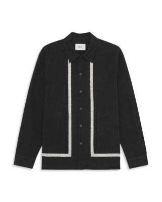 Reed Embroidered Button Front Shirt