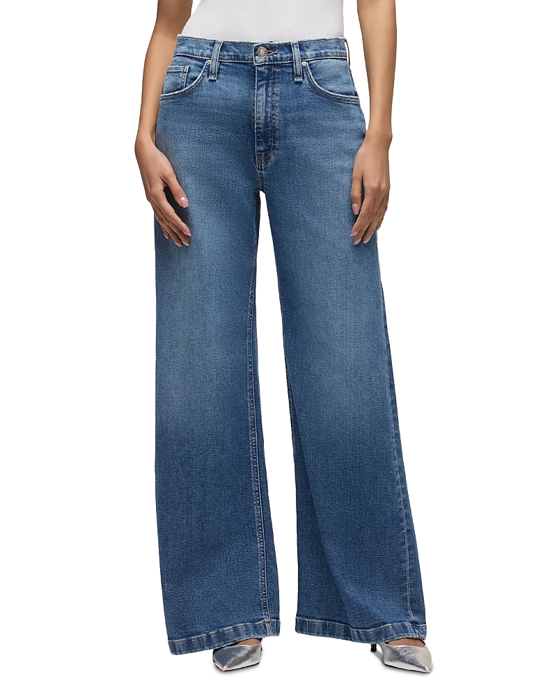 Hudson Jodie High Rise Wide Leg Jeans in Lunar