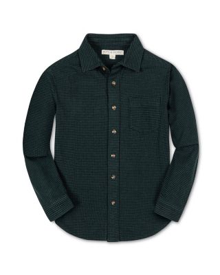  Unisex Organic Long Sleeve Flannel Button Down Shirt