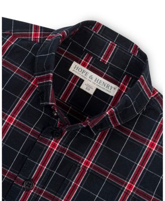 Boys' Organic Long Sleeve Stretch Poplin Shirt - Little Kid, Big Kid