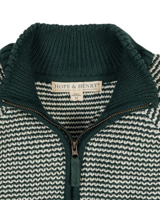 Boys' Organic Long Sleeve Half Zip Raglan Ski Sweater - Little Kid, Big Kid