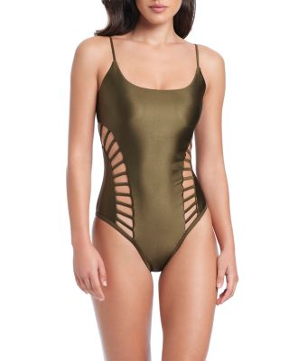 Cross Cutout Maillot One-Piece Swimsuit