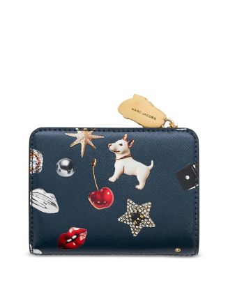 MARC JACOBS The Trinket Utility Snapshot Leather Mini Compact