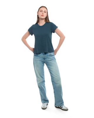 Short Sleeve Baby Fit Shrunken Crew Tee