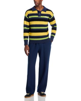Cooper Striped Polo Sweater