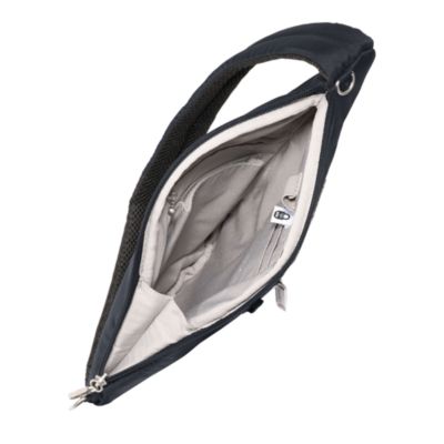 The Travel Smart Edit Securtex Anti Theft Half Moon Sling Bag