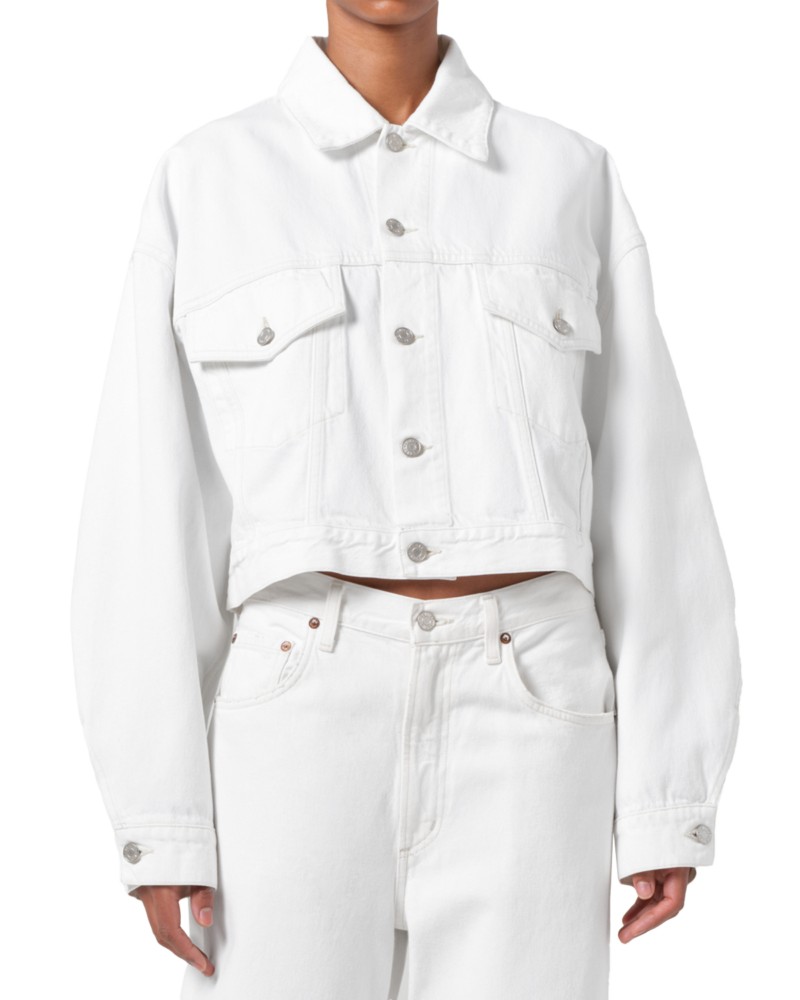 Agolde Palmer Jacket in Milkshake