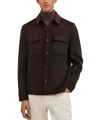 Net Long Sleeved Twin Pocket Overshirt