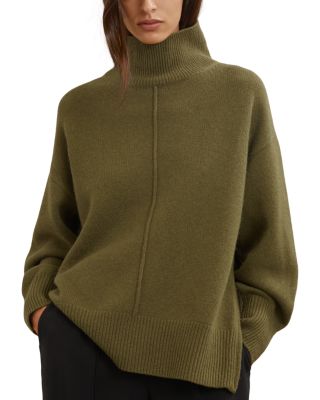 Wool Funnel Neck Sweater