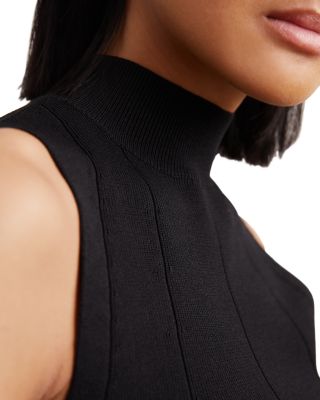 Mock Neck Sleeveless Top