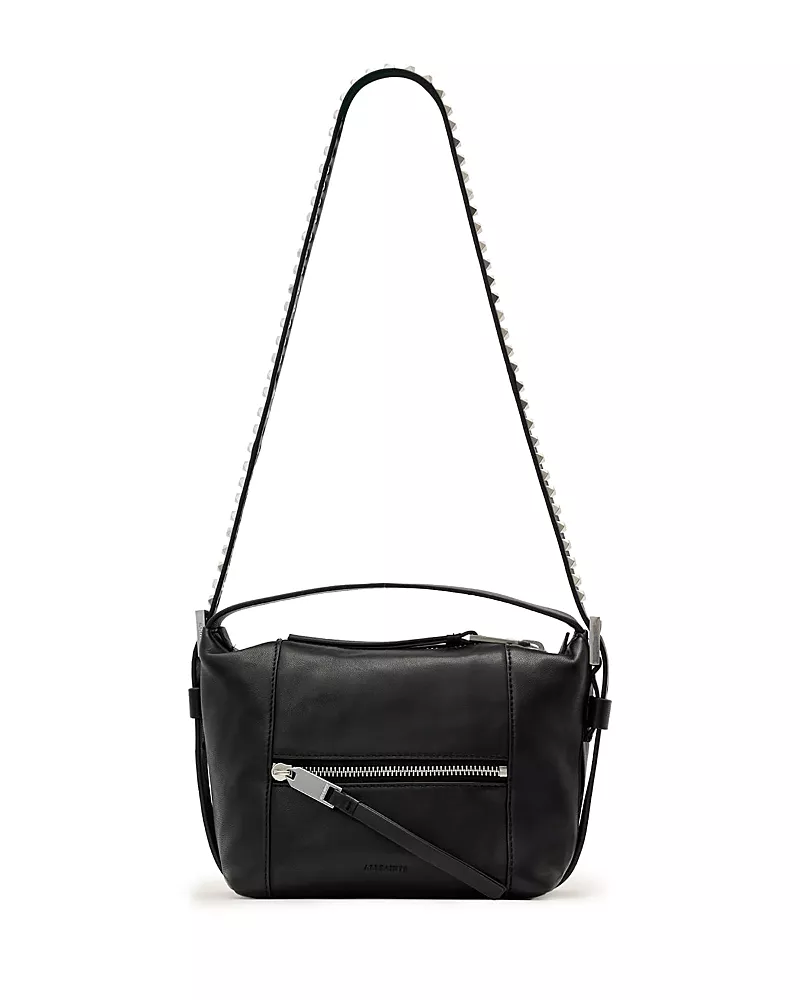 Allsaints Vega Embossed Leather Grab Bag
