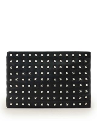 Bettina Embellished Leather Clutch