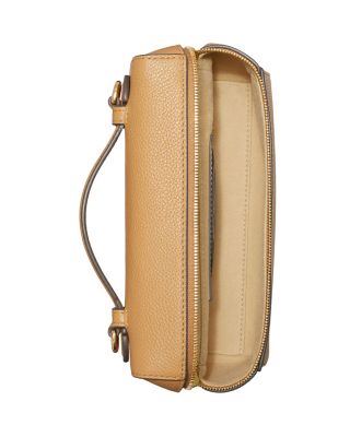 Slim Leather Top Handle Bag