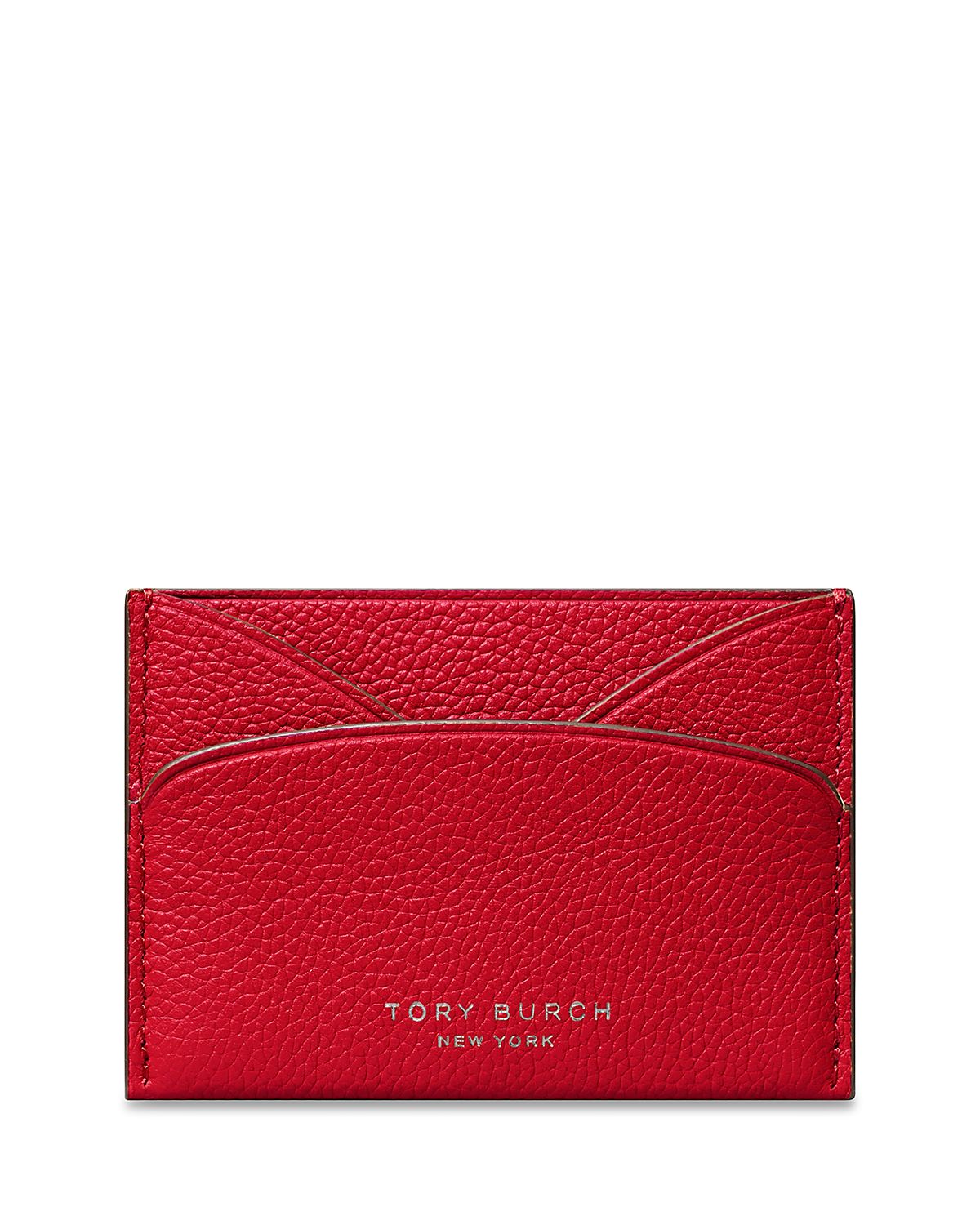 Tory Burch Romy Leather Flat Card Case