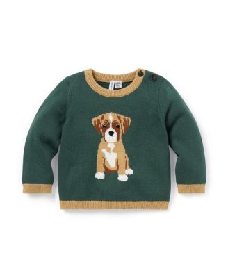 Janie and Jack Boys' Dog Sweater - Baby
