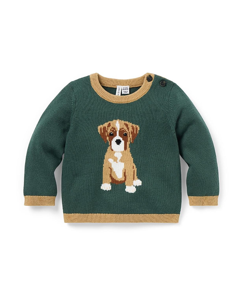 Janie and Jack Boys' Dog Sweater - Baby