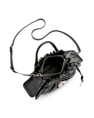 Small Leather Satchel Crossbody Bag