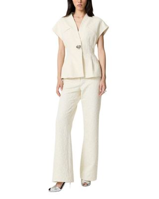 Contrast Fabric Detailed Pants