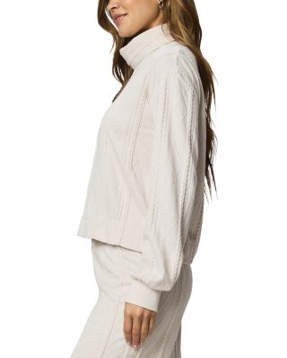 Cable Lounge Turtleneck Top