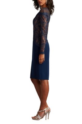 Lisette Embroidered Illusion Dress