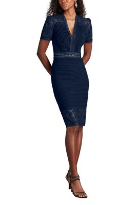 Brone Illusion Lace Cocktail Dress