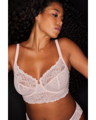 Heavenly Full Coverage Longline Lace Underwire Bra