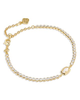 Emilie Cubic Zirconia & Mother Of Pearl Tennis Bracelet