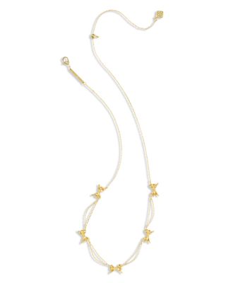 Bow Strand Necklace, 19" 