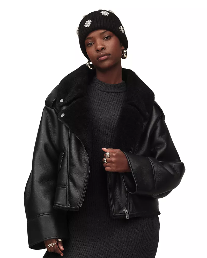 Ugg Finn Luxe Fluff Moto Jacket