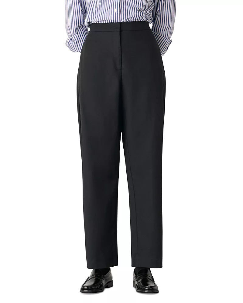 Whistles Side Pleat Tapered Trousers