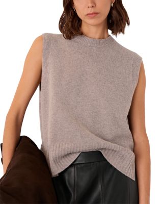 Sleeveless Wool Top