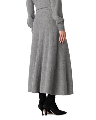 Midi Wool Skirt 