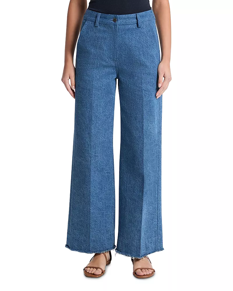 Michael Michael Kors Frayed Hem Denim Pants