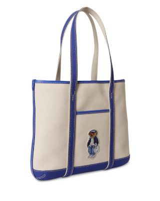 Polo Bear Small Canvas Shopper Tote
