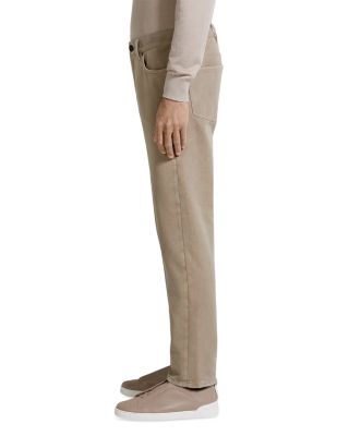 Roccia Slim Fit Cotton and Cashmere Pants
