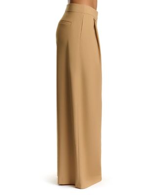 Suiting Pleated Wide-Leg Pant
